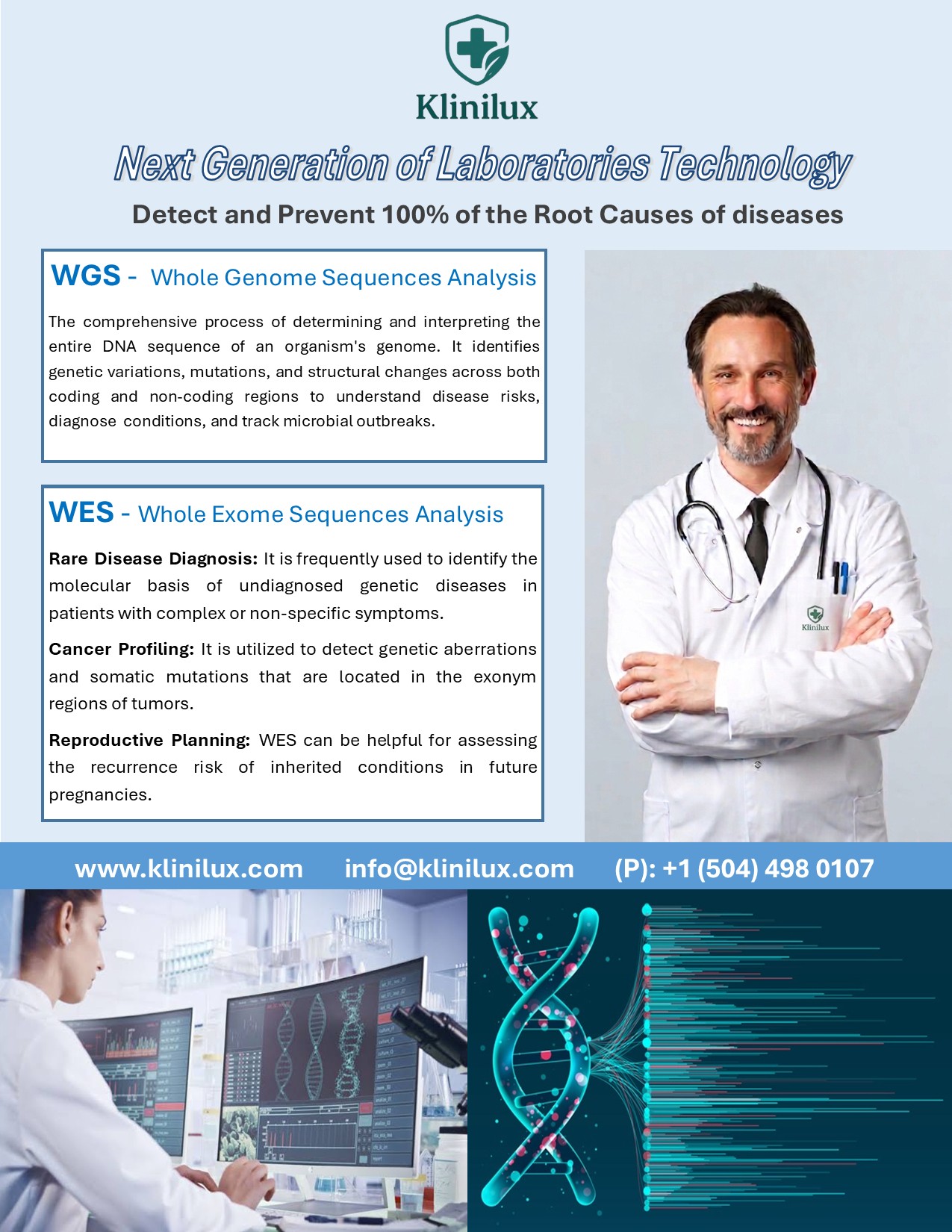 WGS - Whole Genome Sequences - Cancer Screening & Early Detection